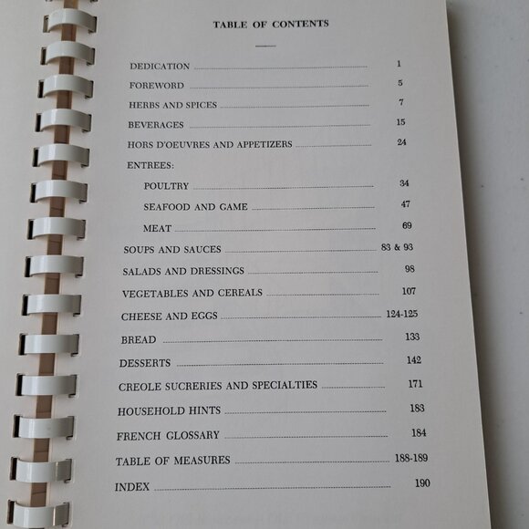 VTG Recipes & Reminiscences of New Orleans Cookbook Ursuline Academy 1971 Cajun - Picture 4 of 15